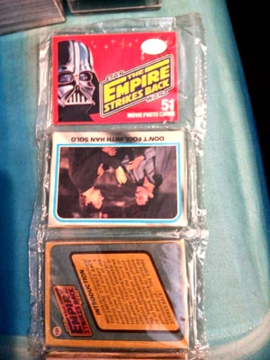 1980 Empire strikes back  movie photo card set - Image 1 of 4