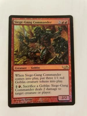 MTG FOIL DUEL DECK ANTHONLOGY SIEGE-GANG COMMANDER NM MAGIC THE GATHERING RED - Image 1 of 4