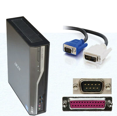 Mini Ordenador Acer Veriton L4620G 64-BIT Windows XP RS-232 Lpt Paralelo V70 - Imagen 1 de 4