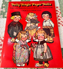 Reproduction de poupées en papier Dolly Dingle 1978 non coupées jamais utilisées