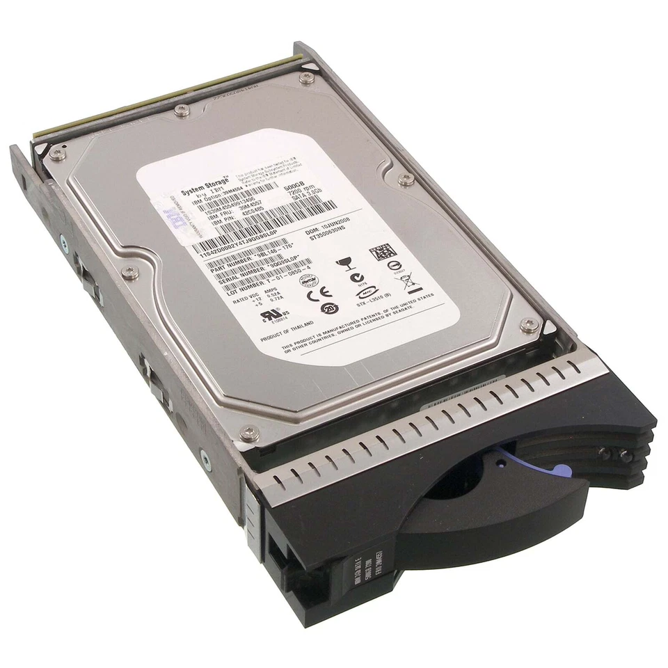 IBM SATA Festplatte 500GB 7,2k SATA2 LFF TotalStorage DS4700 - 39M4557 39M4554 - Bild 1 von 1