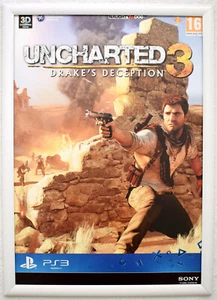 Uncharted 3 Drake's Deception RARE PS3 42cm x 59cm Promotional Poster #1 - Picture 1 of 2