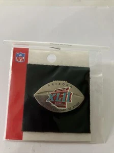 2008 Arizona Cardinals Super Bowl 42 Football Shaped Pin. - Picture 1 of 2