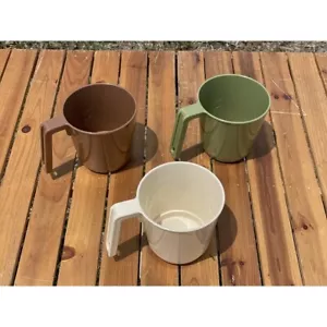 Outdoor Mug Camping Coffee Tea Cup 3 Color Set Camping Lightweight Soup Mug - Picture 1 of 4
