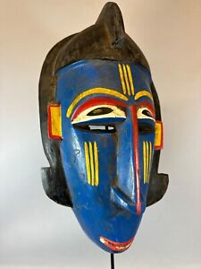 240447 - Large Authentic African wooden Bozo  Marionet - Mali