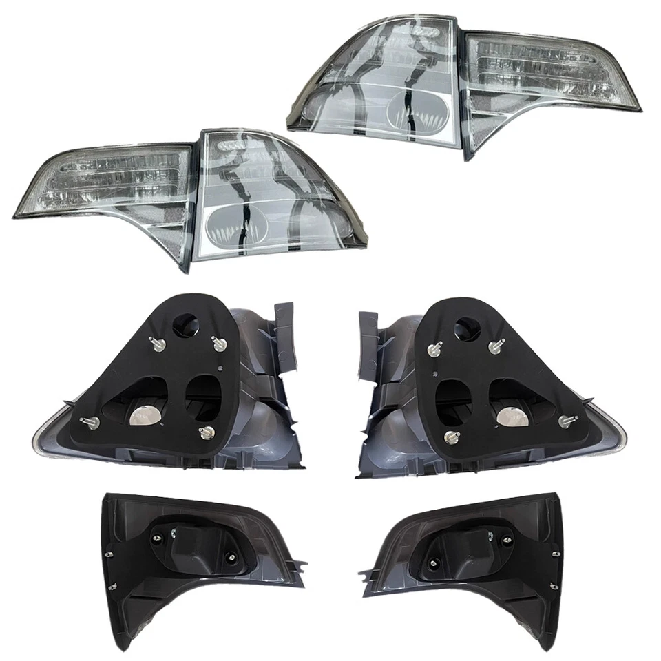 Cubierta de luces traseras de luces de freno cristalinas para Honda Civic 2006-2011 sedán de 4 puertas Foto 1 de 4