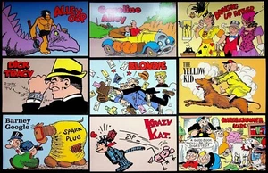 USA 1995 Comic Strip Classics, Complete Set of 20 Postal Cards, FDI 1.10.1995 - Picture 1 of 7