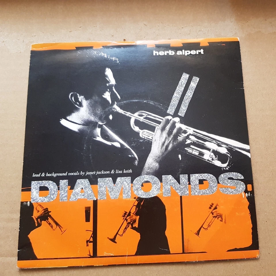 Vinyl 7 inch Record Single Herb Alpert Diamonds 1987 Foto 1 de 1