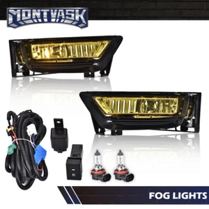 Fit For 13-15 Honda Accord Yellow Lens Fog Light Lamps w/ Switch+Bulbs+Bezel - Bild 1 von 12