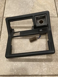 1984-1988 Toyota Pickup 4Runner BLACK Radio Stereo Bezel Trim Panel Surround - Foto 1 di 8