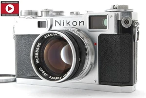 ▶️[NEAR MINT] Nikon S2 Rangefinder Film Camera Nikkor S.C 5cm 50mm f1.4 JAPAN - Picture 1 of 9