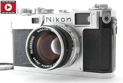 ▶️[NEAR MINT] Nikon S2 Rangefinder Film Camera Nikkor S.C 5cm 50mm f1.4 JAPAN - Image 1 of 4