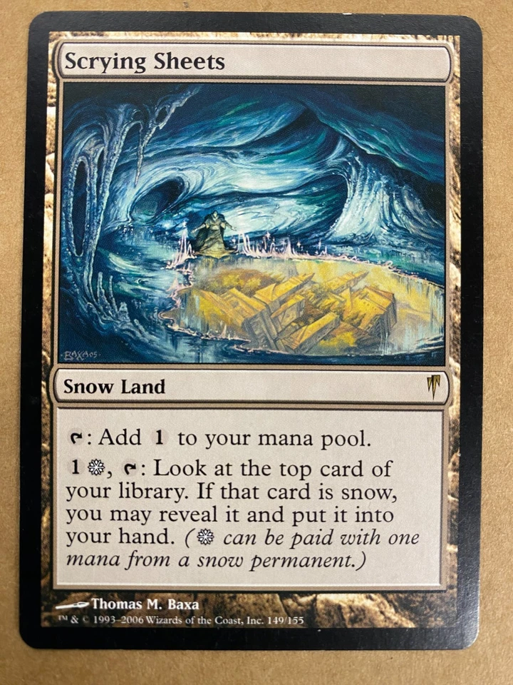 MTG 1x Scrying Sheets # 149 Coldsnap Modern Magic the Gathering Card x1 NM - Image 1 of 1