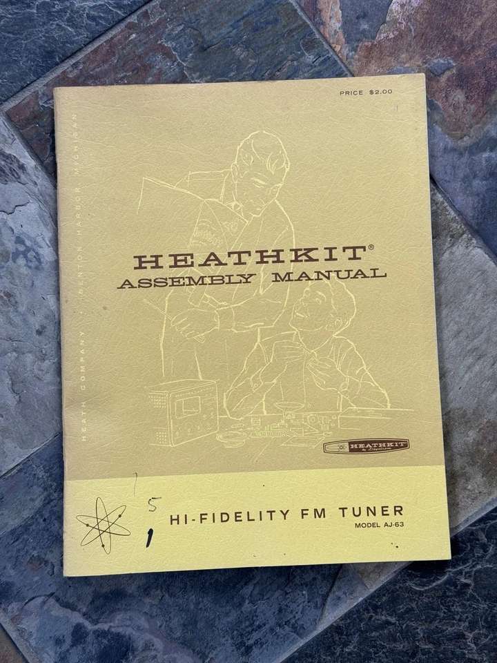 Heathkit Assembly Manual Hi-Fidelity FM Tuner Model AJ-63 - Image 1 of 4