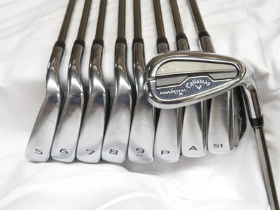 Used Callaway Paradym X Iron Set 5-AW,51,56 RCH 45 Ladies Flex Graphite Shafts - Image 1 of 4
