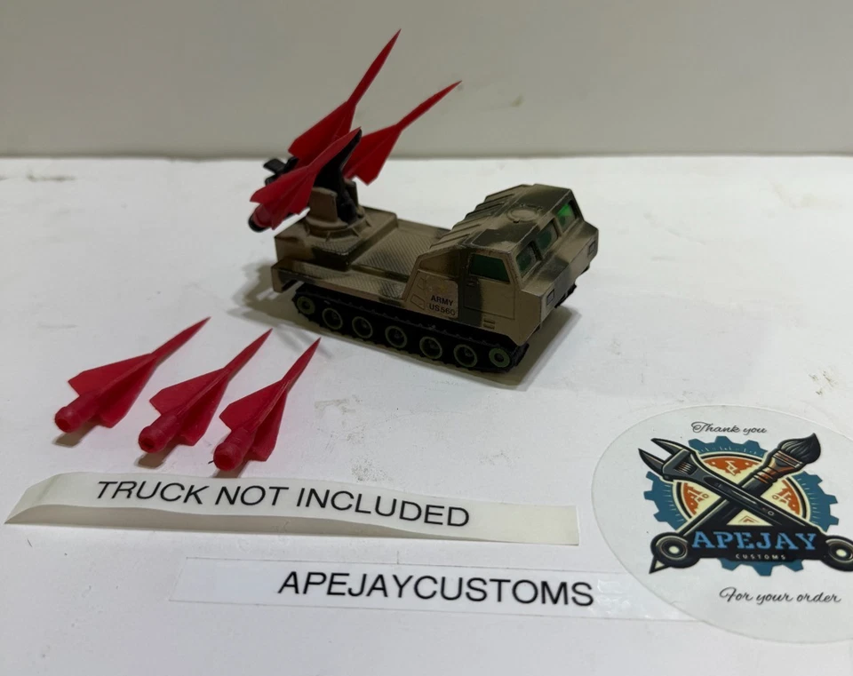 3 new missiles for  Matchbox Battle Kings K-117 SP Hawk Launcher - Image 1 of 4