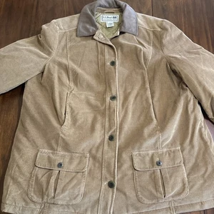 LL Bean Damen Cordmantel Braun Größe XXL - Bild 1 von 10
