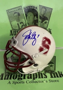 John Elway Autographed Stanford Mini Helmet Denver Broncos JSA Z4 - Picture 1 of 6