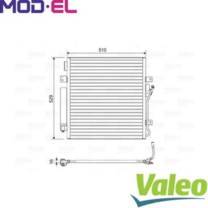 CONDENSER AIR CONDITIONING 814163 FOR DODGE NITRO/VAN JEEP CHEROKEE ENS 2.8L - Picture 1 of 6