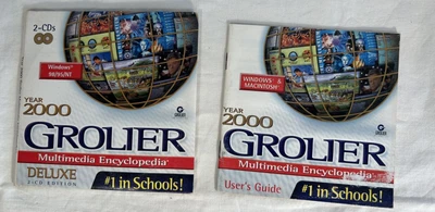 2000 Grolier Multimedia Encyclopedia & manual  PC Windows 98/95/NT - Image 1 of 4