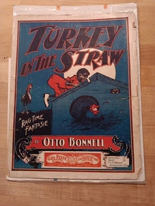 Seltene Lrg. Format "Türkei im Stroh" Noten von Leo. & Feist N.Y. 1899 - Bild 1 von 7