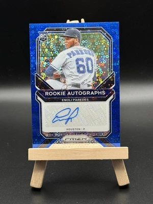 2021 PRIZM Enoli Paredes Blue Donut Holes PRIZM AUTO /60 - Image 1 of 2