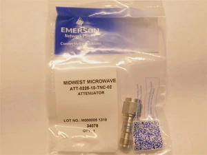 Midwest Microwave ATT-0225-10-TNC-02 10dB DC-18GHz 2W TNC M -TNC FM Attenuator - Picture 1 of 1