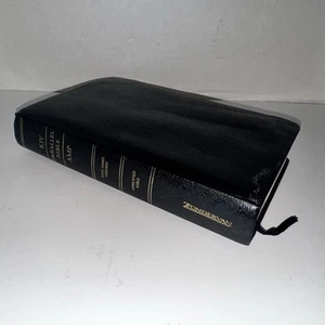1995 Zondervan KJV Amplified Parallel Bible Bonded Leather Black Gold Edges - Bild 1 von 21