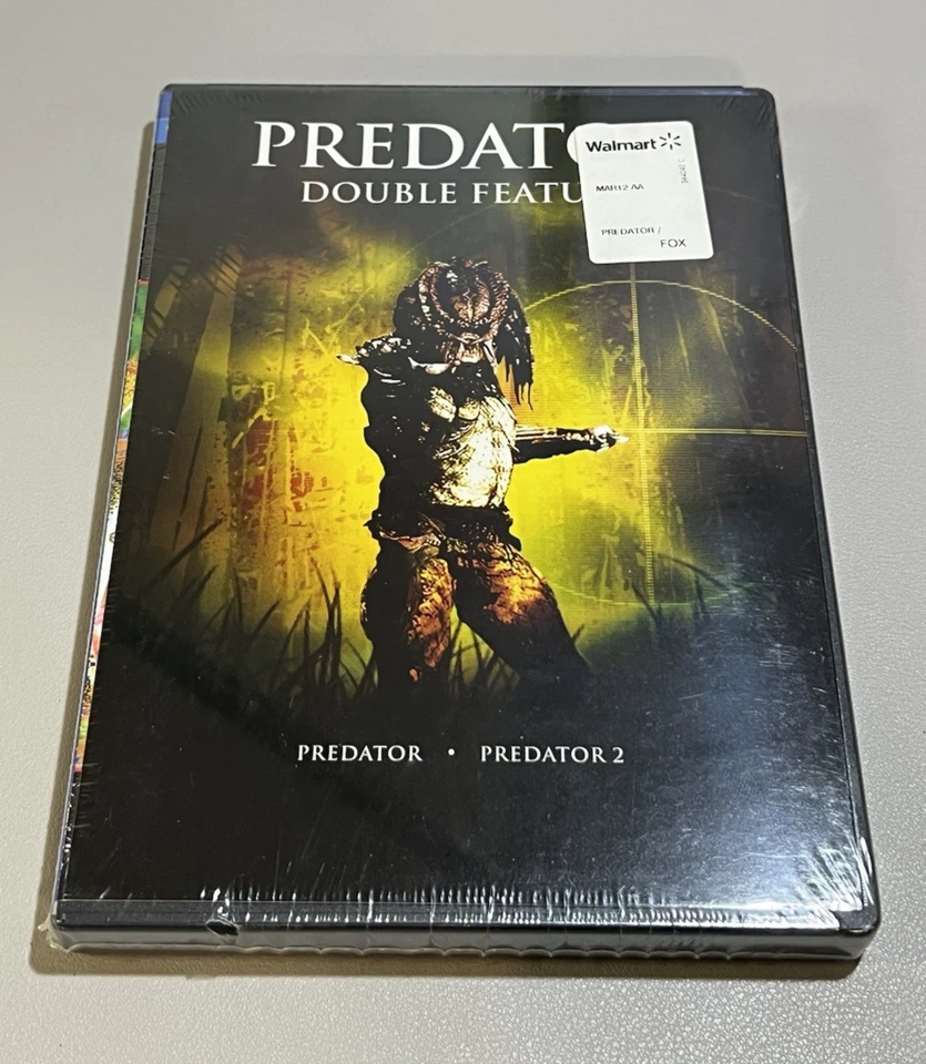 Predator 1 & 2 Double Feature DVD 2010 Arnold Schwarzenegger - New Sealed - Image 1 of 4