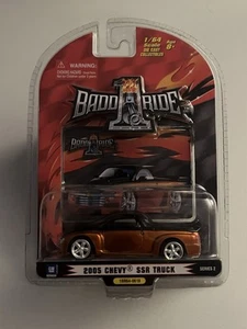 2005 CHEVY SSR TRUCK DIE-CAST BADD RIDE 1:64 SCALE RARE Orange & Black NEW - Picture 1 of 1