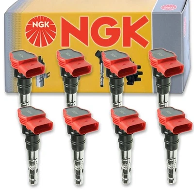 Bobina de encendido NGK de 8 piezas para Volkswagen Touareg 2004-2007 4,2 L V8 - Spark xe Foto 1 de 4