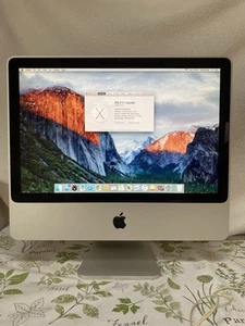 2007 Apple iMac 20-inch Core 2 Duo 2GHz 4GB RAM 250GB HDD with Mouse + Keyboard - Picture 1 of 8