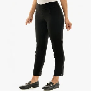 Zac & Rachel knöchellange Damenhose zum Überziehen - Slim Ankle - schwarz - Größe 16 - Bild 1 von 6