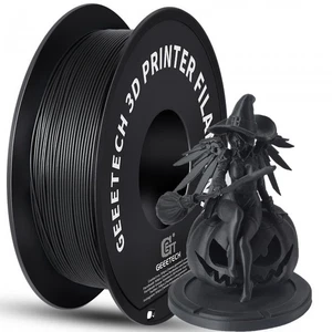 New GEEETECH 3D Printer Filament Matte PLA 1.75mm 1kg Matte Black Matte Texture - Picture 1 of 9