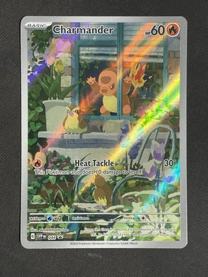 Charmander 044 Sv: Scarlet & Violet Promo Cards Holo Blk Star Promo Obsidian - Image 1 of 2