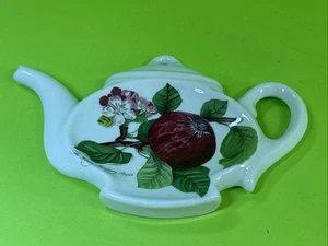 PORTMEIRION POMONA BOLSA DE TÉ CUCHARA RESTO CERÁMICA TETERA FORMA FRUTA FLORAL - Imagen 1 de 3