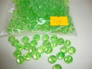 8mm Round Green Aclyric Beads (1167) - Picture 1 of 1