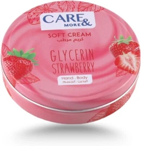 Care & more Soft Cream With Glycerin & Strawberry 125 ml (3 packs) - Picture 1 of 1