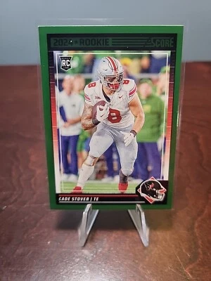 2024 Score Football Cade Stover RC (Green) -  Houston Texans #353 - Image 1 of 2