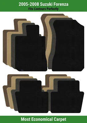 Lloyd Velourtex Front & Rear Row Carpet Mats for 2005-2008 Suzuki Forenza  - Image 1 of 4