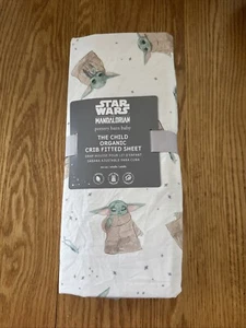STAR WARS/PBARN FITTED CRIB SHEET THE CHILD MANDALORIAN NEW TAGS FREE SHIPPING - Picture 1 of 5