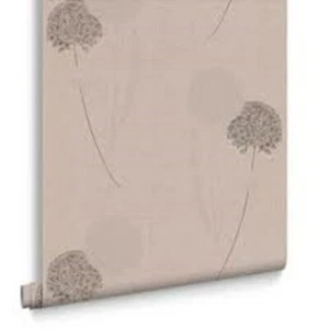 Graham & Brown Alium Taupe Wallpaper Oatmeal Bronze Large Flowers 58197 - Picture 1 of 2