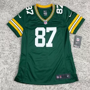Green Bay Packers Jersey Women Small Nike On Field 87 Jordy Nelson NFL Shirt NWT - Picture 1 of 12