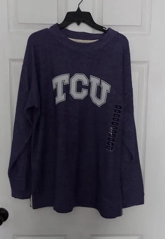 NCAA TCU Women's Sweatshirt Sweater Size XXL Cover