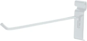 10" Gridwall Hooks Pack of 50 - White Grid Wall Accessory for Retail Display, Du - Picture 1 of 1