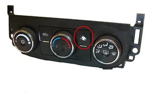 06-11 Chevy Impala Dash Mount HVAC AC Heater Control Unit 15843975 WORN FACE - Picture 1 of 1