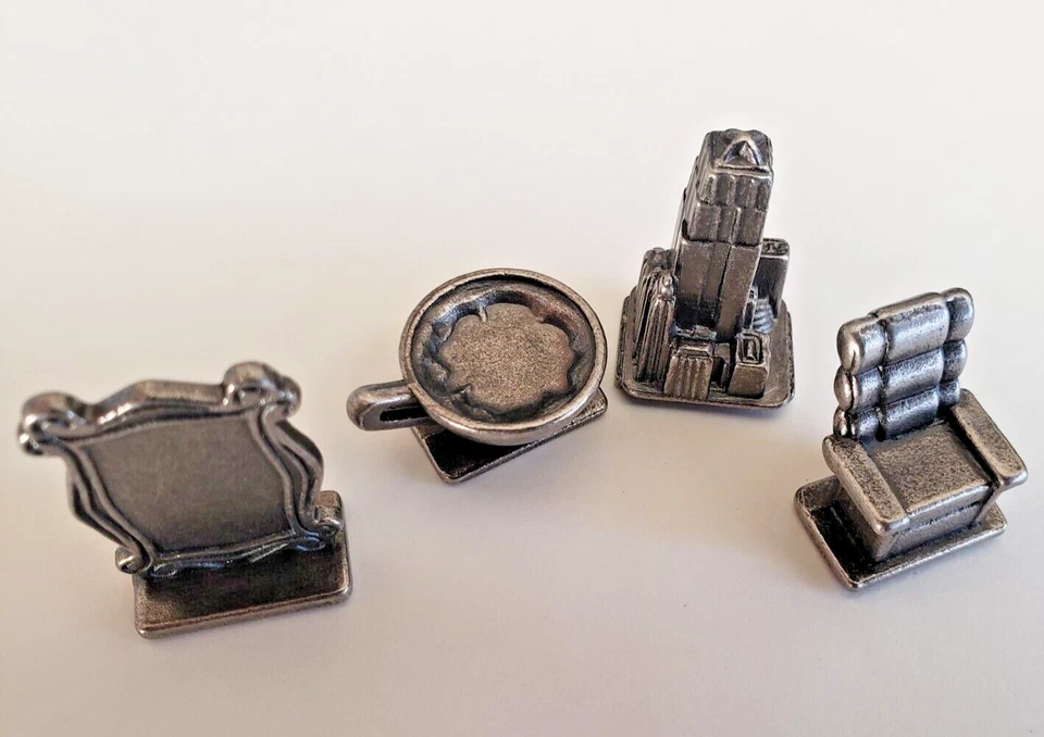 Scene it? Friends Edition Replacement Pieces Replacement Parts 4 Tokens - Image 1 of 1