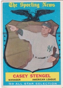 1959 Topps #552 Casey Stengel AS MG