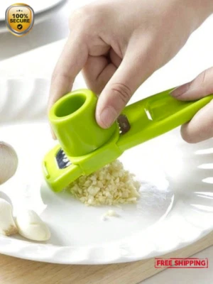 1pc Garlic Press Crusher Masher for Kitchen - Easy Use & Durable Design - NEW - Image 1 of 4