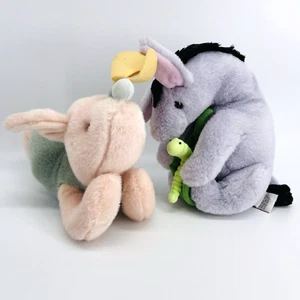 Peluche vintage anni 90 Gund Disney Classic Pooh Piglet Butterfly-eeyore Catterpillar - Foto 1 di 18